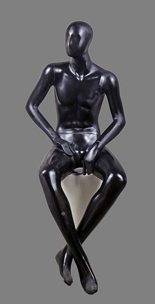 male sitting mannequin 018